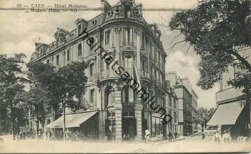 Caen - Hotel Moderne gel. 1922