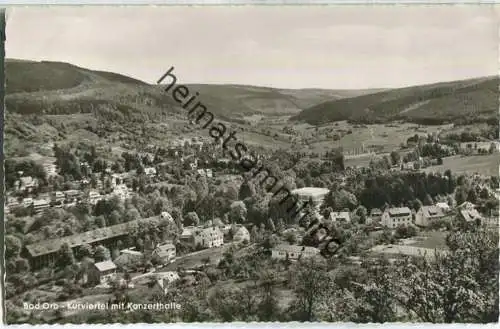 Bad Orb - Kurviertel mit Konzerthalle - Foto-Ansichtskarte - Verlag Korr Schwalbach