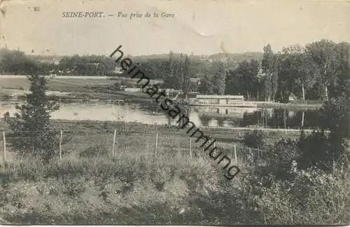 Seine-Port - Vue pris de la Gare - gel. 1904