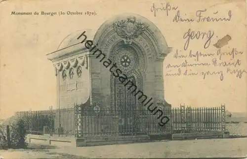 Le Bourget - Seine-Saint-Denis - Monument (30 Octobre 1870) - gel. 1906
