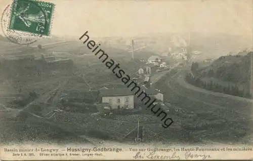 Hussigny-Godbrange - Bassin minier de Longwy gel. 1906