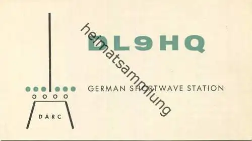 QSL - Funkkarte - DL9HQ - Wiesbaden - 1960