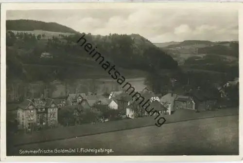 Berneck - Goldmühl - Foto-Ansichtskarte - Verlag Georg Bauer Goldmühl