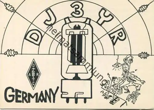 QSL - Funkkarte - DJ3YR - 34613 Treysa - 1959