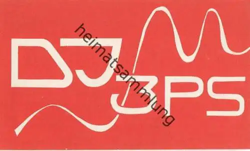 QSL - Funkkarte - DJ3PS - 36041 Fulda-Maberzell - 1961