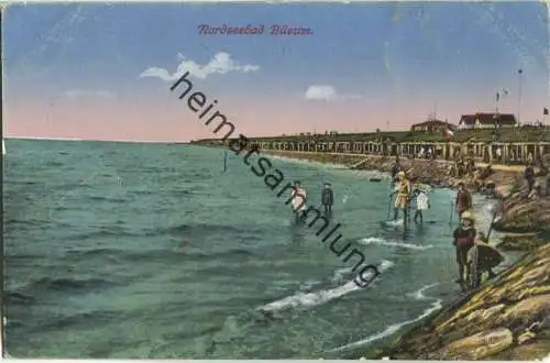 Büsum - Strand - Verlag M. Glückstadt & Münden Hamburg