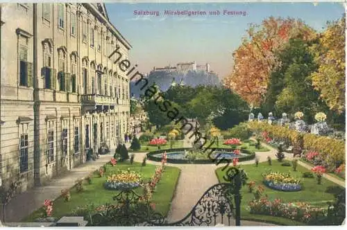 Salzburg - Mirabellgarten - Verlag C. Jurischek Salzburg