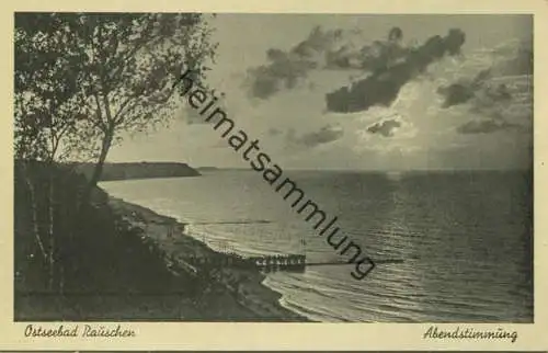 Ostseebad Rauschen (Swetlogorsk) - Abendstimmung - Verlag Bruno Perling Königsberg