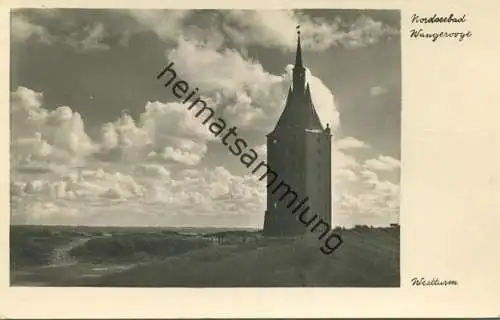 Wangerooge - Westturm - Foto-AK - Verlag H. Schröder Wangerooge