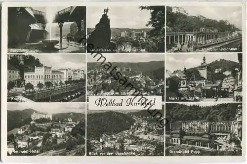 Karlovy Vary - Karlsbad - Foto-Ansichtskarte - Verlag Paul Janke Nürnberg