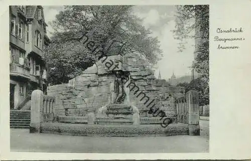Osnabrück - Bergmannsbrunnen - gel. 1939