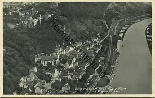 Rothenfels am Main - Fliegeraufnahme - Aero-Bild-Verlag Leipzig - gel. 1943