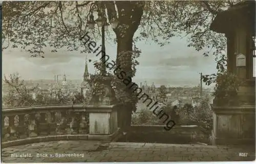Bielefeld - Blick vom Sparrenberg - Foto-Ansichtskarte - Verlag H. Rubin & Co. Dresden
