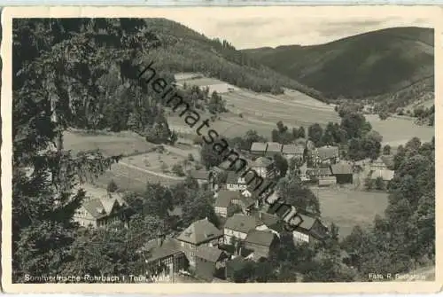 Rohrbach im Thüringer Wald - Foto-Ansichtskarte - Verlag Rudolf Bechstein Sitzendorf