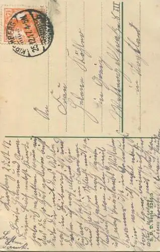 Weihnachten - Spruch - gel. 1917