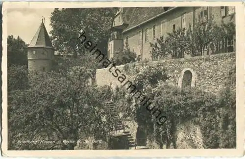 Friedberg in Hessen - Partie an der Burg - Verlag Schöning & Co. Lübeck