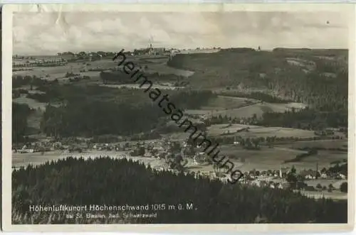 Höchenschwand - Foto-Ansichtskarte - Verlag H. Spitz Höchenschwand