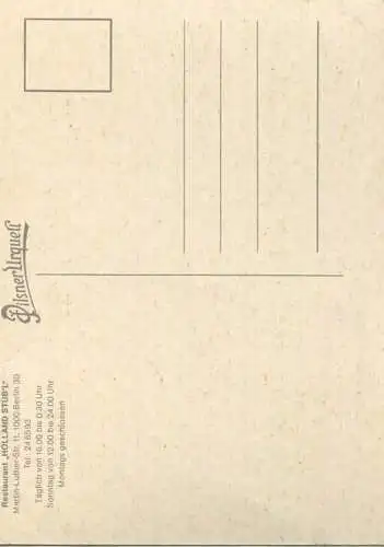 Berlin Schöneberg - Holland Stübl Martin-Luther-Straße 30 - AK Grossformat