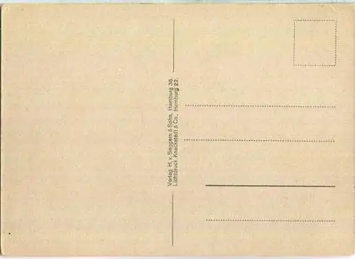 Dünen-Express - Künstler-Ansichtskarte W. Bräuner