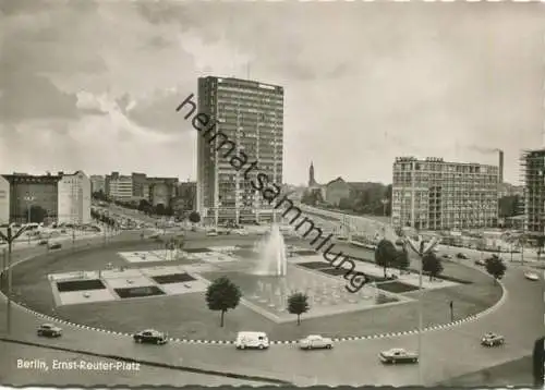 Berlin - Ernst-Reuter-Platz - Foto-AK Grossformat