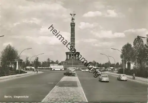 Berlin - Tiergarten - Siegessäule - Foto-AK Grossformat - Verlag Kunst und Bild Berlin