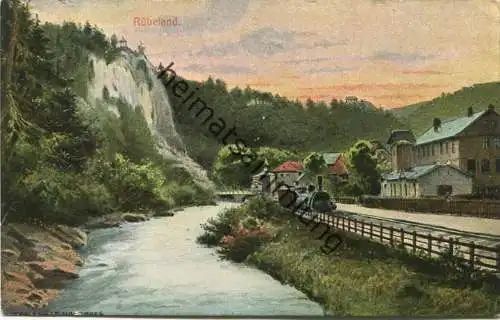 Rübeland - Offizielle Ansichtskarte Nr. 7 - Harz-Zahnrad-Bahn - Verlag Rud. Stolle Bahn Harzburg