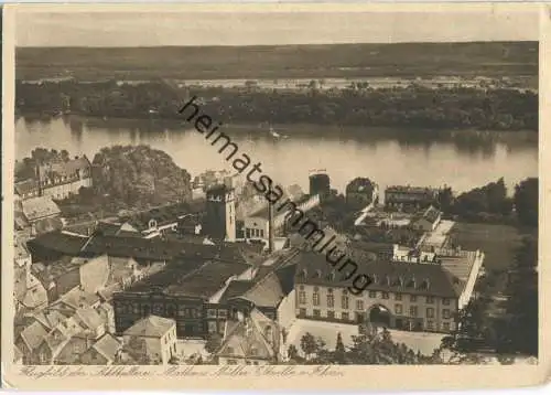 Eltville - Flugbild der Sektkellerei Matheus Müller