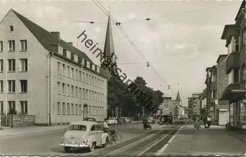 Paderborn - Bahnhofstrasse - Zollamt - Foto-AK - Cramers Kunstanstalt KG Dortmund - Rückseite beschrieben