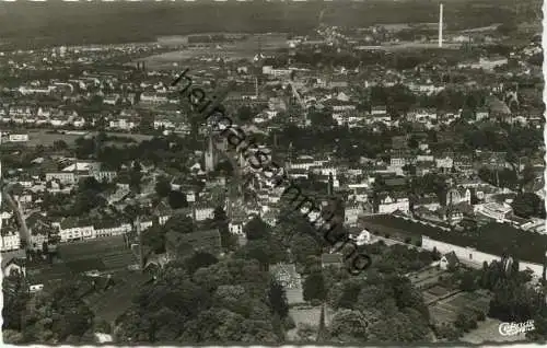 Hilden - Luftaufnahme - Foto-AK 50er Jahre - Cramers Kunstanstalt Dortmund