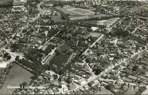 Uetersen - Foto-AK - Luftaufnahme - Verlag Ferd. Lagerbauer & Co Hamburg