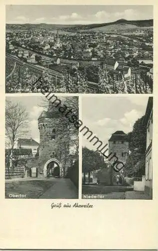 Ahrweiler - Gesamtansicht - Obertor - Niedertor - Verlag Willi Schäfer Sinzig