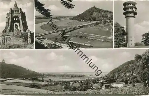 Porta Westfalica - Barkhausen - Bismarckturm - Foto-AK - Verlag Hans Wagner Vlotho