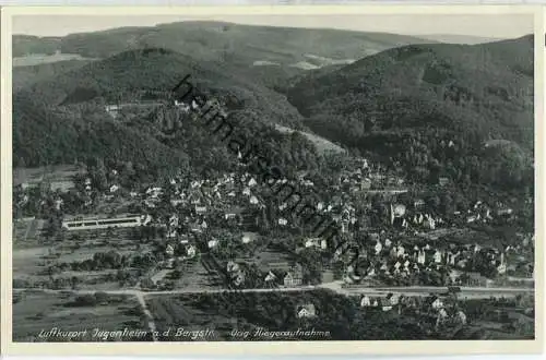 Jugenheim - Foto-Ansichtskarte - Luftaufnahme - Verlag Strähle Schorndorf