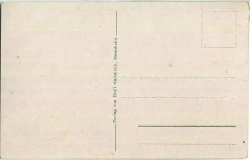 Baden-Baden - Blick vom Schloss Solms - Verlag Emil Hartmann Mannheim