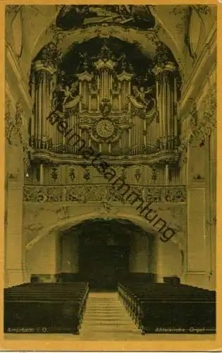 Amorbach i. O. - Abteikirche - Orgel - Verlag M. Fahs Amorbach