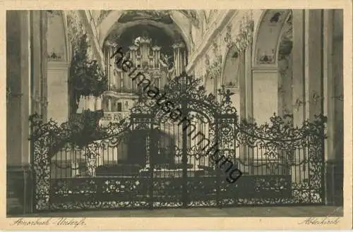 Amorbach - Abteikirche - Orgel - Verlag Wilh. Gerling Darmstadt gel. 1930