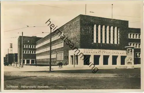 Dortmund - Pädagogische Akademie - Foto-Ansichtskarte - Verlag Hermann Lorch Dortmund