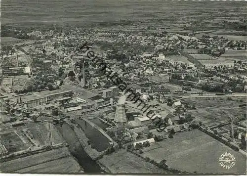 Uetersen - Luftbild - AK-Grossformat - Verlag Schöning & Co Lübeck 60er Jahre
