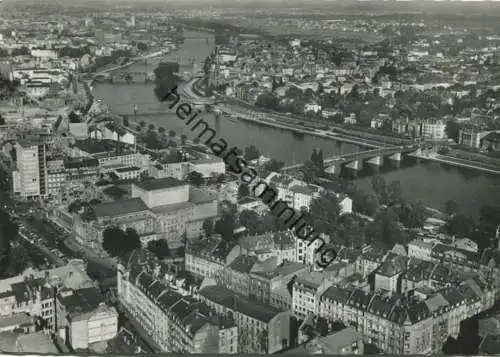 Frankfurt - Luftbild - Foto-AK Grossformat 50er Jahre - Verlag Montanus Frankfurt