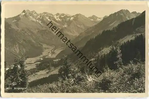Oberstdorf - Birgsautal - Foto-Ansichtskarte - Verlag F. u. E. Heimhuber Sonthofen