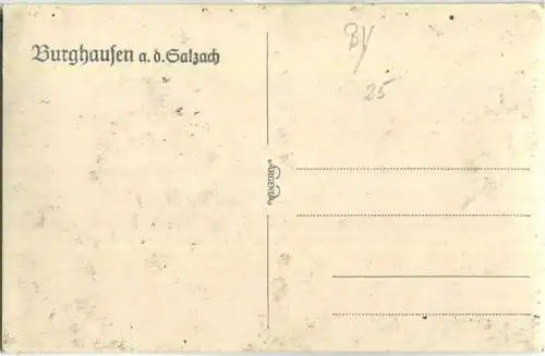 Burghausen a. d. Salzsach - Foto-Ansichtskarte