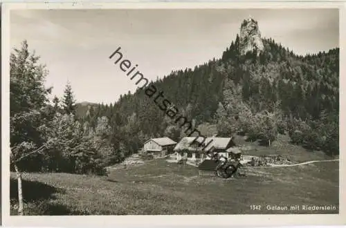 Galaun - Riederstein - Foto-Ansichtskarte - Verlag Eitzenberger Schliersee