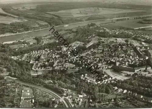 Germersheim - Luftbild - Foto-AK Grossformat 60er Jahre - Verlag Gebr. Metz Tübingen