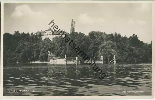 Insel Mainau - Foto-Ansichtskarte - Verlag C. Risch-Lau Bregenz
