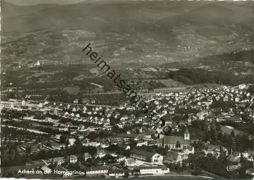 Achern - Luftaufnahme - Foto-AK Grossformat 60er Jahre - Verlag Kleber Achern