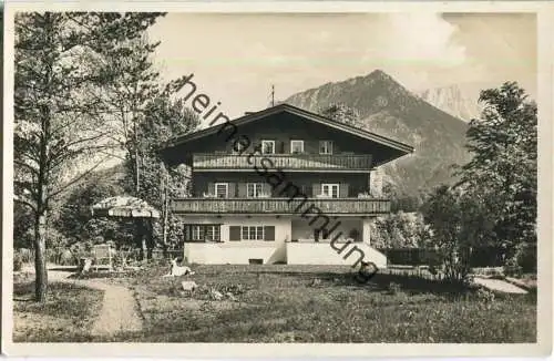 Berchtesgaden-Strub - Landhaus Niedersachsen - Foto-Ansichtskarte - Bahnpost - Verlag L. Ammon Schönau