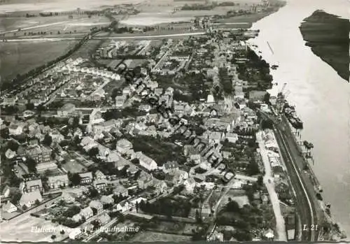 Elsfleth - Luftaufnahme - Foto-AK Grossformat - Verlag Ferd. Lagerbauer & Co Hamburg