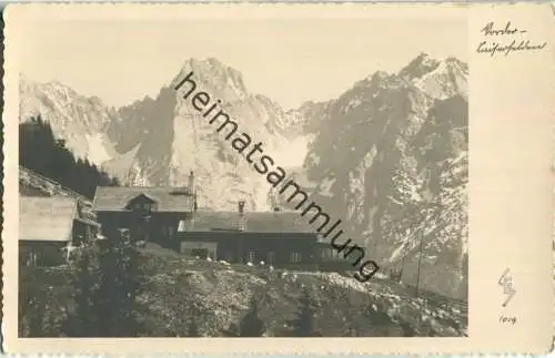 Vorderkaiserfeldenhütte - Foto-Ansichtskarte - Verlag E. Sager Kötschach