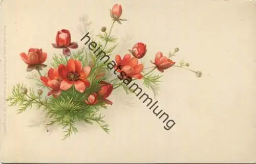 Blumen - Verlag Meissner & Buch Leipzig Serie 1046 Blumen auf den Weg ca. 1900