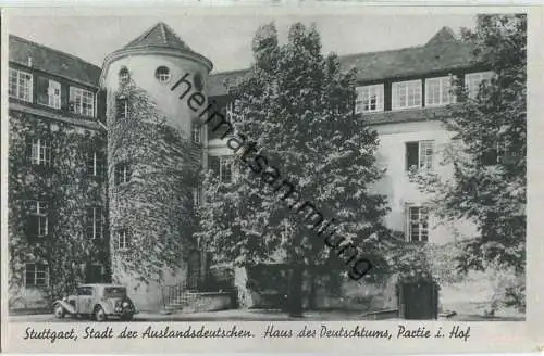 Stuttgart - Haus des Deutschtums - Hof - Verlag Franckh Stuttgart